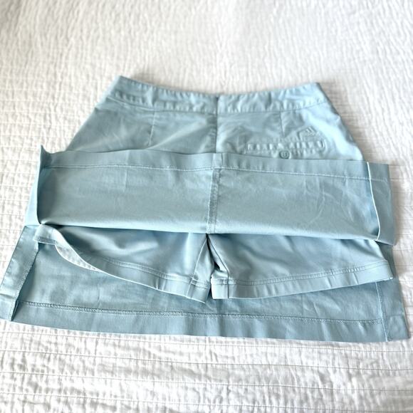ADIDAS Women's GOLF Performance Skirt SKORT light‎ Blue Sz 2 Pockets Stretch - Picture 3 of 6
